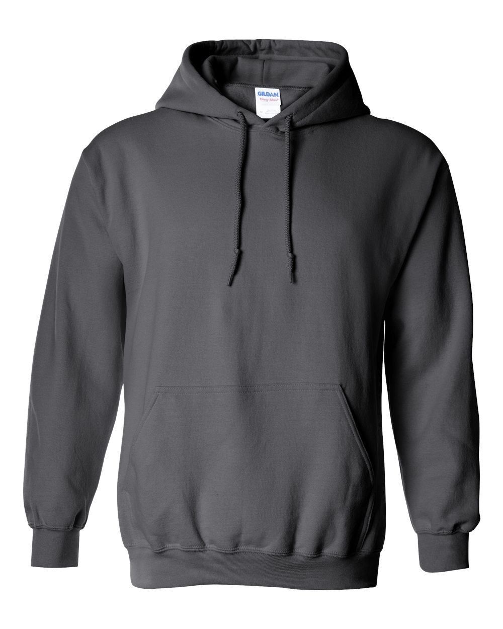 Gildan Heavy Blend Hooded Sweatshirt in Charcoal