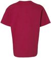 Am image of a Custom Gildan Ultra Cotton Youth T Shirt in Cardinal Red!