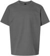 Am image of a Custom Gildan Ultra Cotton Youth T Shirt in Charcoal!