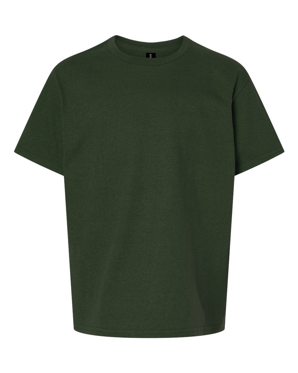 Gildan Ultra Cotton Youth T Shirt in Forest Green