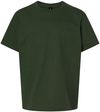 Am image of a Custom Gildan Ultra Cotton Youth T Shirt in Forest Green!