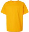 Am image of a Custom Gildan Ultra Cotton Youth T Shirt in Gold!
