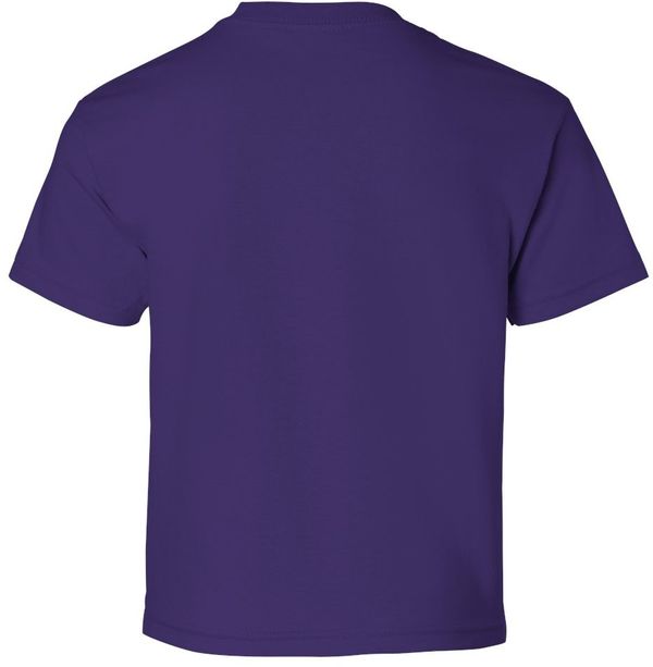 Am image of a Custom Gildan Ultra Cotton Youth T Shirt in Purple!