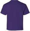 Am image of a Custom Gildan Ultra Cotton Youth T Shirt in Purple!