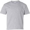 Am image of a Custom Gildan Ultra Cotton Youth T Shirt in Sport Grey!