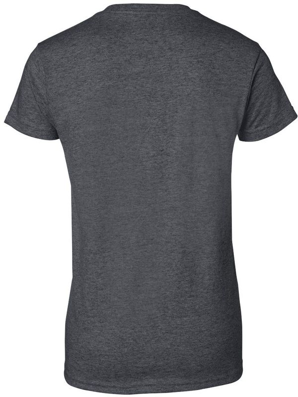 An image of a Custom Gildan Ultra Cotton Ladies TShirt in Dark Heather!