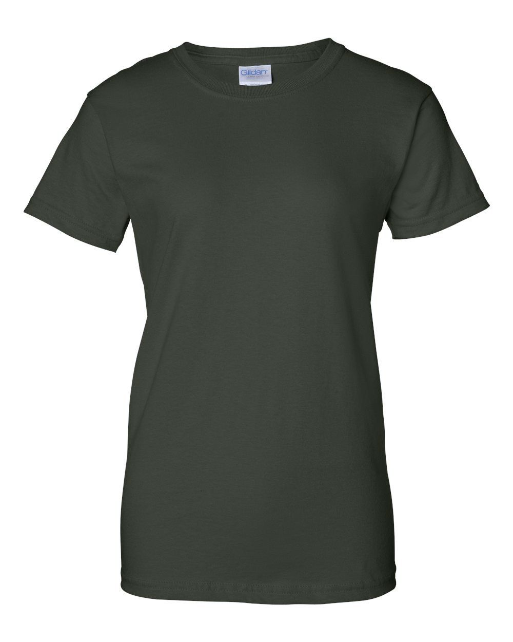 Gildan Ultra Cotton Ladies TShirt in Forest Green