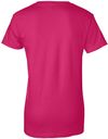 Am image of a Custom Gildan Ultra Cotton Ladies TShirt in Heliconia!