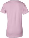 Am image of a Custom Gildan Ultra Cotton Ladies TShirt in Light Pink!