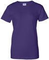 Am image of a Custom Gildan Ultra Cotton Ladies TShirt in Purple!