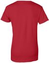 Am image of a Custom Gildan Ultra Cotton Ladies TShirt in Red!