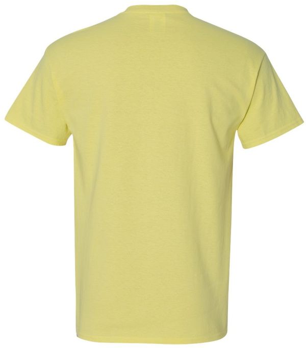 Am image of a Custom Gildan Ultra Cotton T Shirt in Cornsilk!
