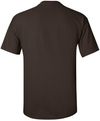 Am image of a Custom Gildan Ultra Cotton T Shirt in Dark Chocolate!
