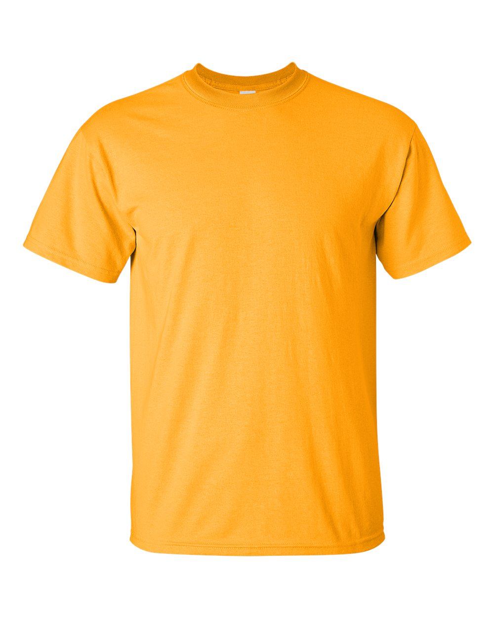 Gildan Ultra Cotton T Shirt in Gold
