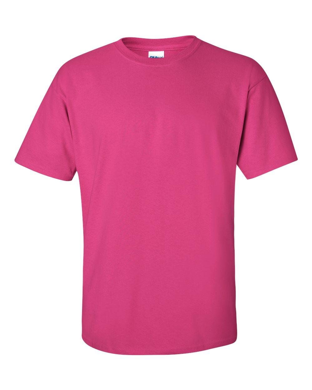 Gildan Ultra Cotton T Shirt in Heliconia