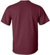 Am image of a Custom Gildan Ultra Cotton T Shirt in Maroon!