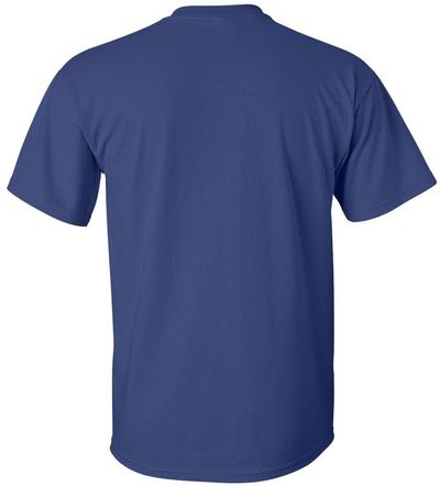 Am image of a Custom Gildan Ultra Cotton T Shirt in Metro Blue!