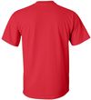 Am image of a Custom Gildan Ultra Cotton T Shirt in Red!