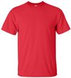 Am image of a Custom Gildan Ultra Cotton T Shirt in Red!