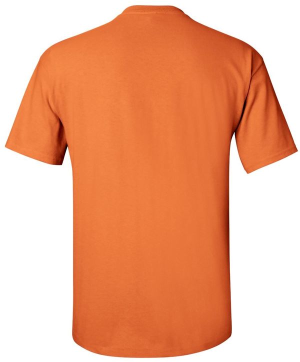 Am image of a Custom Gildan Ultra Cotton T Shirt in Tangerine!
