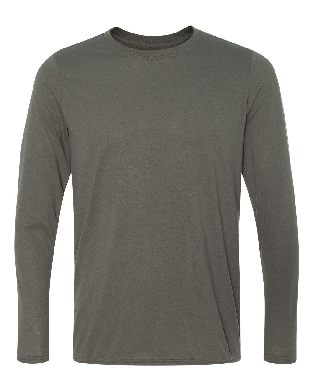 Gildan Performance Long Sleeve T Shirt in Charcoal