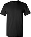 Am image of a Custom GILDAN Heavy Cotton TShirt in Black!