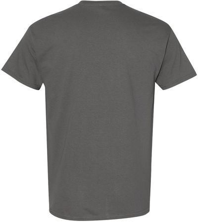 Am image of a Custom GILDAN Heavy Cotton TShirt in Charcoal!