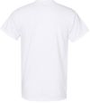 Am image of a Custom GILDAN Heavy Cotton TShirt in White!