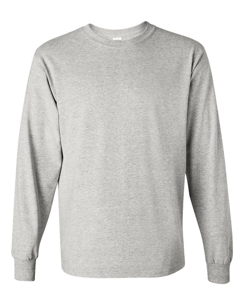 Gildan Heavy Cotton Long Sleeve T Shirt in Ash