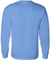 Am image of a Custom Gildan Heavy Cotton Long Sleeve T Shirt in Carolina Blue!