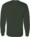 Am image of a Custom Gildan Heavy Cotton Long Sleeve T Shirt in Forest!