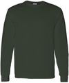 Am image of a Custom Gildan Heavy Cotton Long Sleeve T Shirt in Forest!