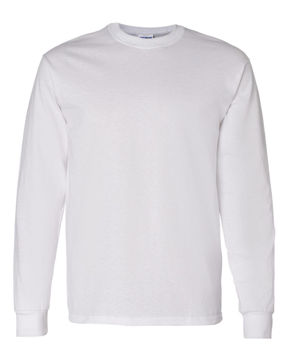 Gildan Heavy Cotton Long Sleeve T Shirt in White