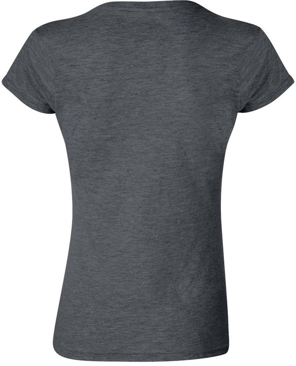Am image of a Custom Gildan Softstyle Women's T Shirt in Dark Heather!