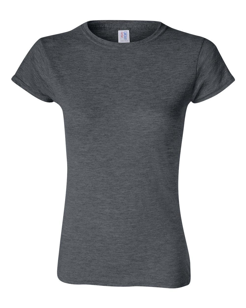 Gildan Softstyle Women's T Shirt in Dark Heather