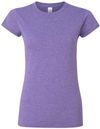 Am image of a Custom Gildan Softstyle Women's T Shirt in Heather Purple!