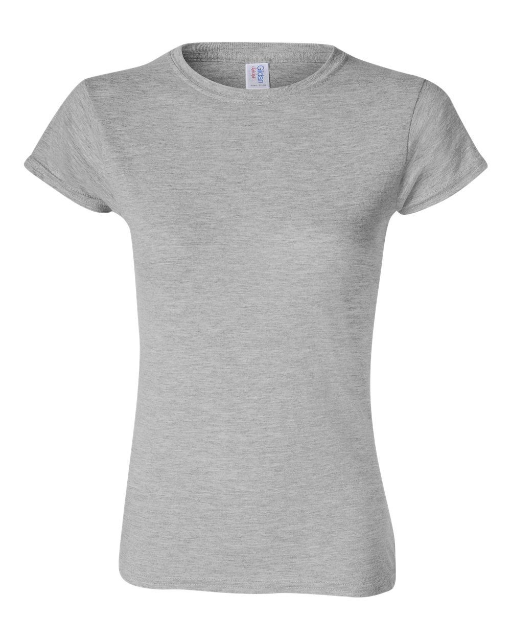 Gildan Softstyle Women's T Shirt in Sport Grey