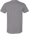 Am image of a Custom Gildan Softstyle T Shirt in Graphite Heather!