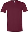Am image of a Custom Gildan Softstyle T Shirt in Maroon!
