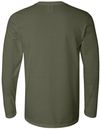 Am image of a Custom Gildan Softstyle Long Sleeve T Shirt in Military Green!