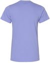 Am image of a Custom Gildan Softstyle Women's Midweight T Shirt in Violet!
