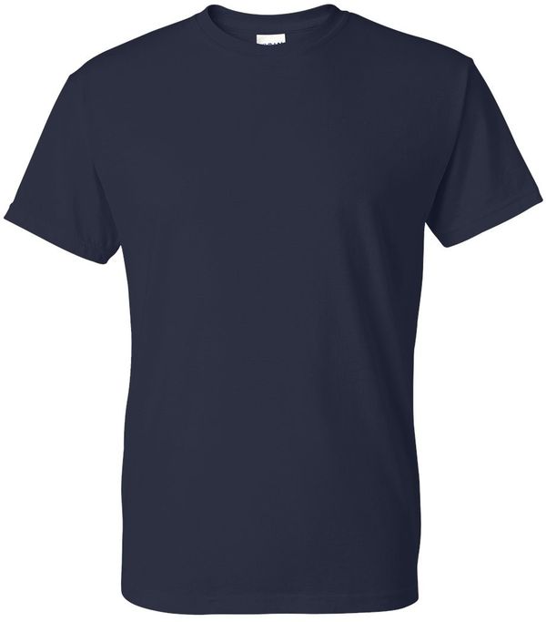 Am image of a Custom GILDAN Dryblend TShirt in Navy!