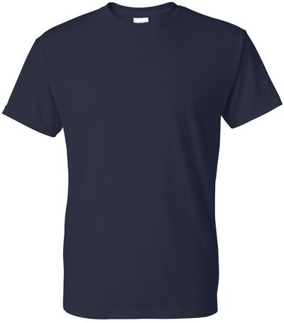 Am image of a Custom GILDAN Dryblend TShirt in Navy!