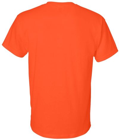 Am image of a Custom GILDAN Dryblend TShirt in Orange!