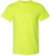Am image of a Custom GILDAN Dryblend TShirt in Safety Green!