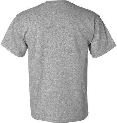 Am image of a Custom GILDAN Dryblend TShirt in Sport Grey!