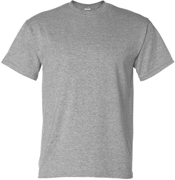 Am image of a Custom GILDAN Dryblend TShirt in Sport Grey!
