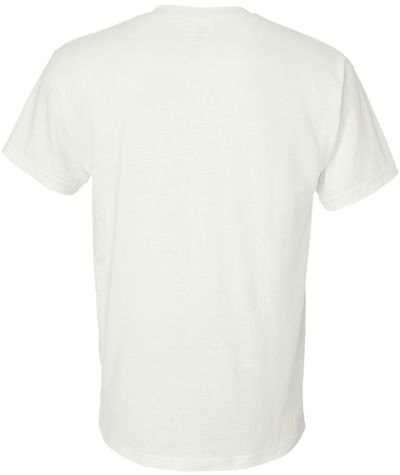 Am image of a Custom GILDAN Dryblend TShirt in White!