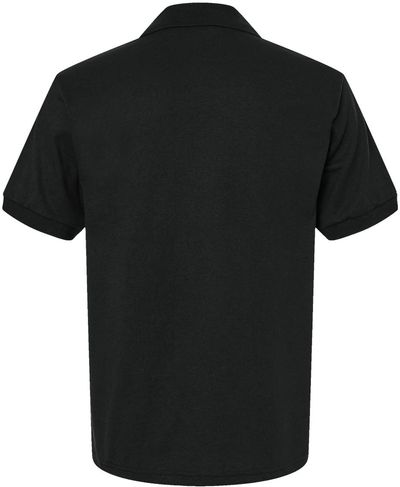 Am image of a Custom Gildan Dryblend Jersey Sport Shirt in Black!