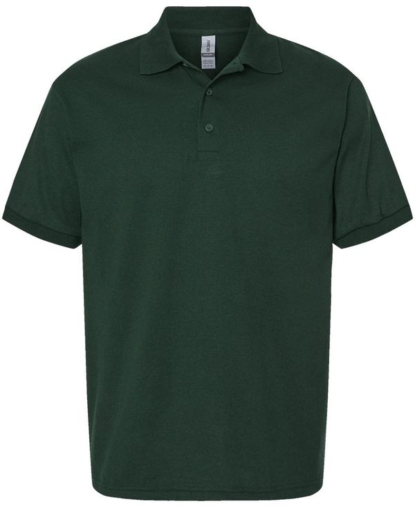Am image of a Custom Gildan Dryblend Jersey Sport Shirt in Forest Green!